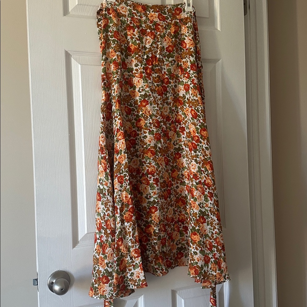 Faithfull the Brand Asiya Skirt - Le Rose Print